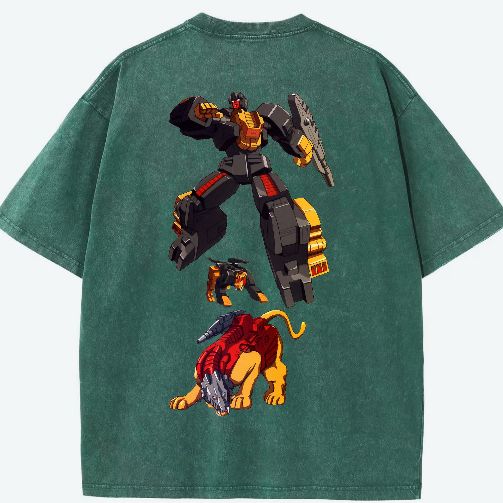 （画像用）  綿100% ヴィンテージ風 半袖Tシャツ（背面プリント）